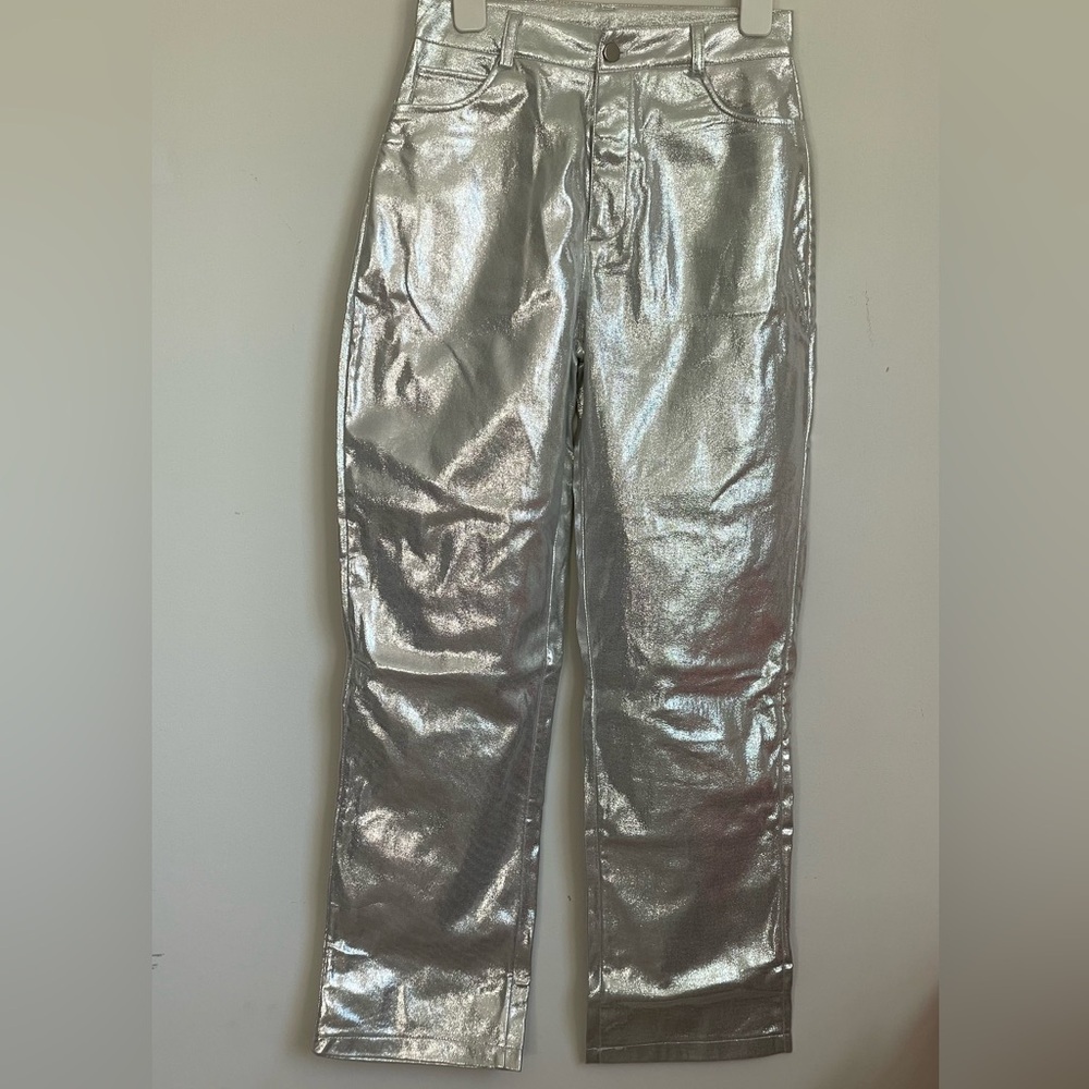 Metallic Silver Pants Size Small